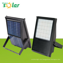 Aluminium Solar LED Flut Licht mit integrierten Solarpanel JR-PB-001